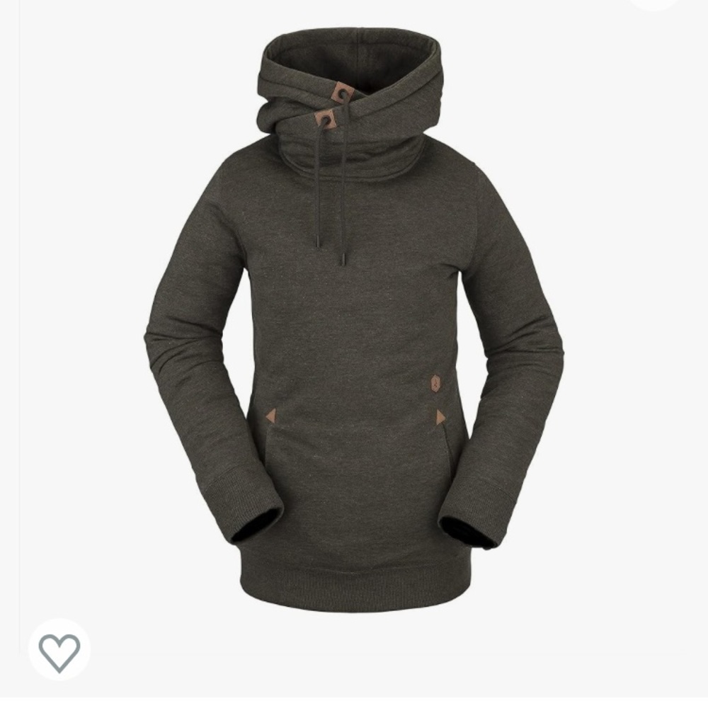 Women’s Volcom tower hoodie charcoal size medium